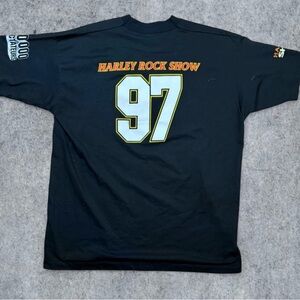 Fruit of the Loom Black Harley Rock Show Tee